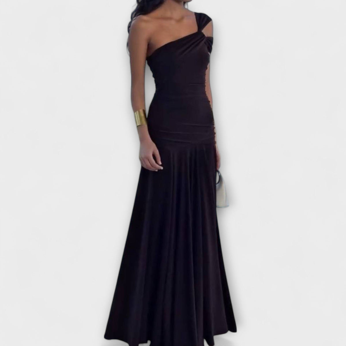 Margot - Robe maxi à épaules dénudées