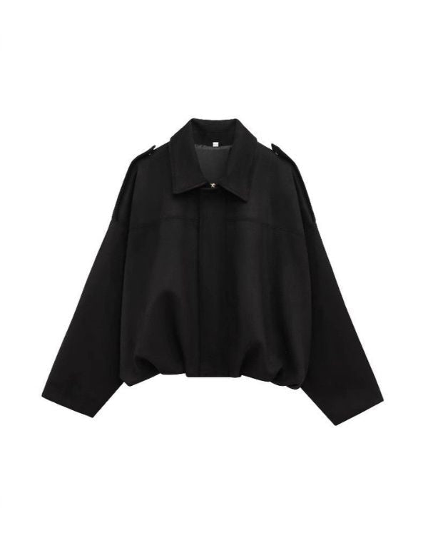 Veste aviateur en velours synthétique