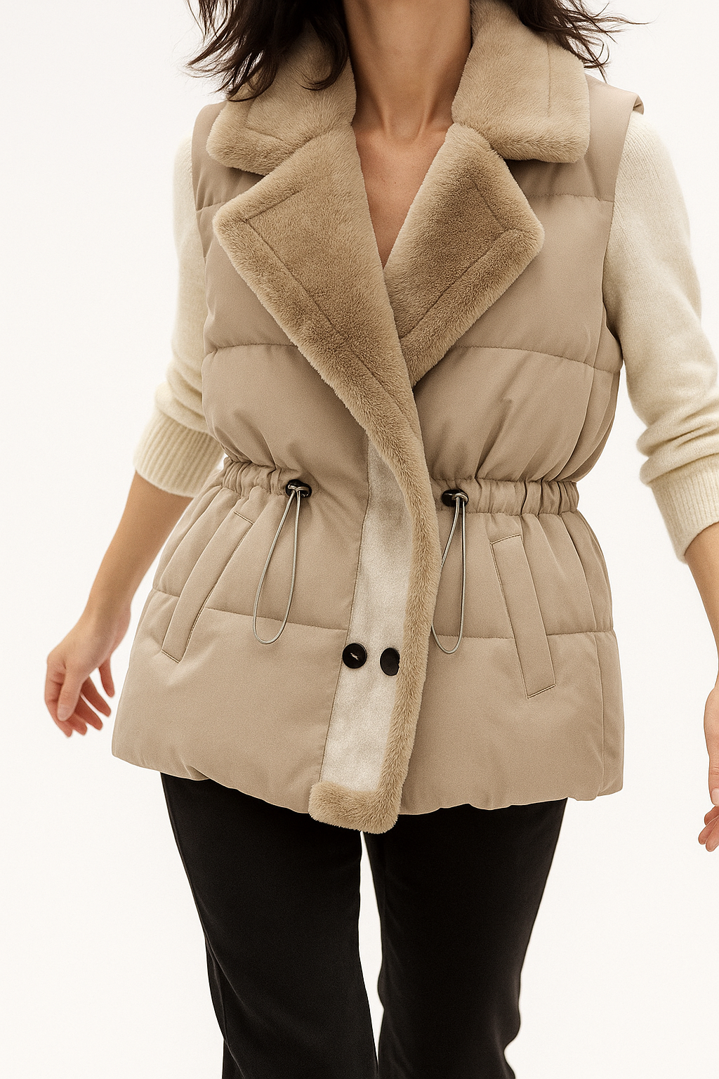 Gilet d’hiver moelleux