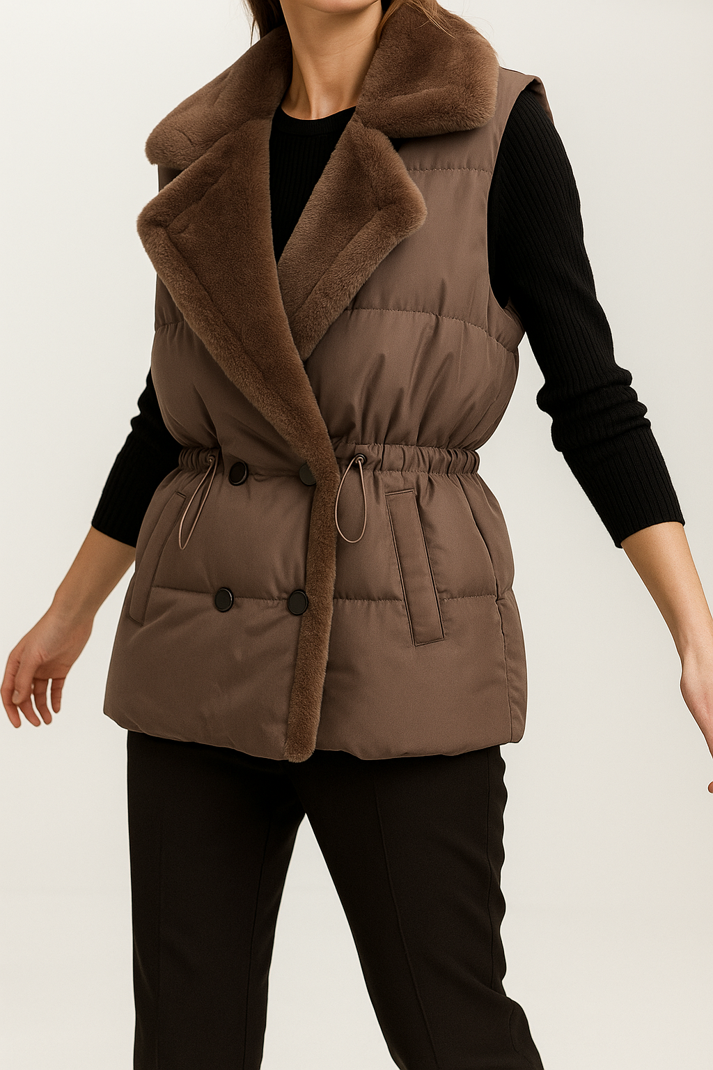 Gilet d’hiver moelleux