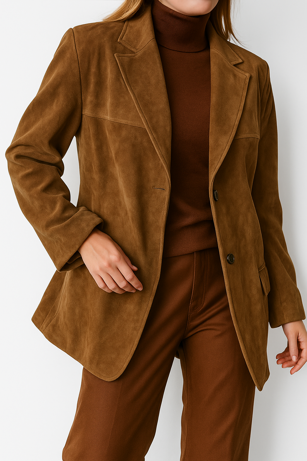 Veste classique en suède Paris