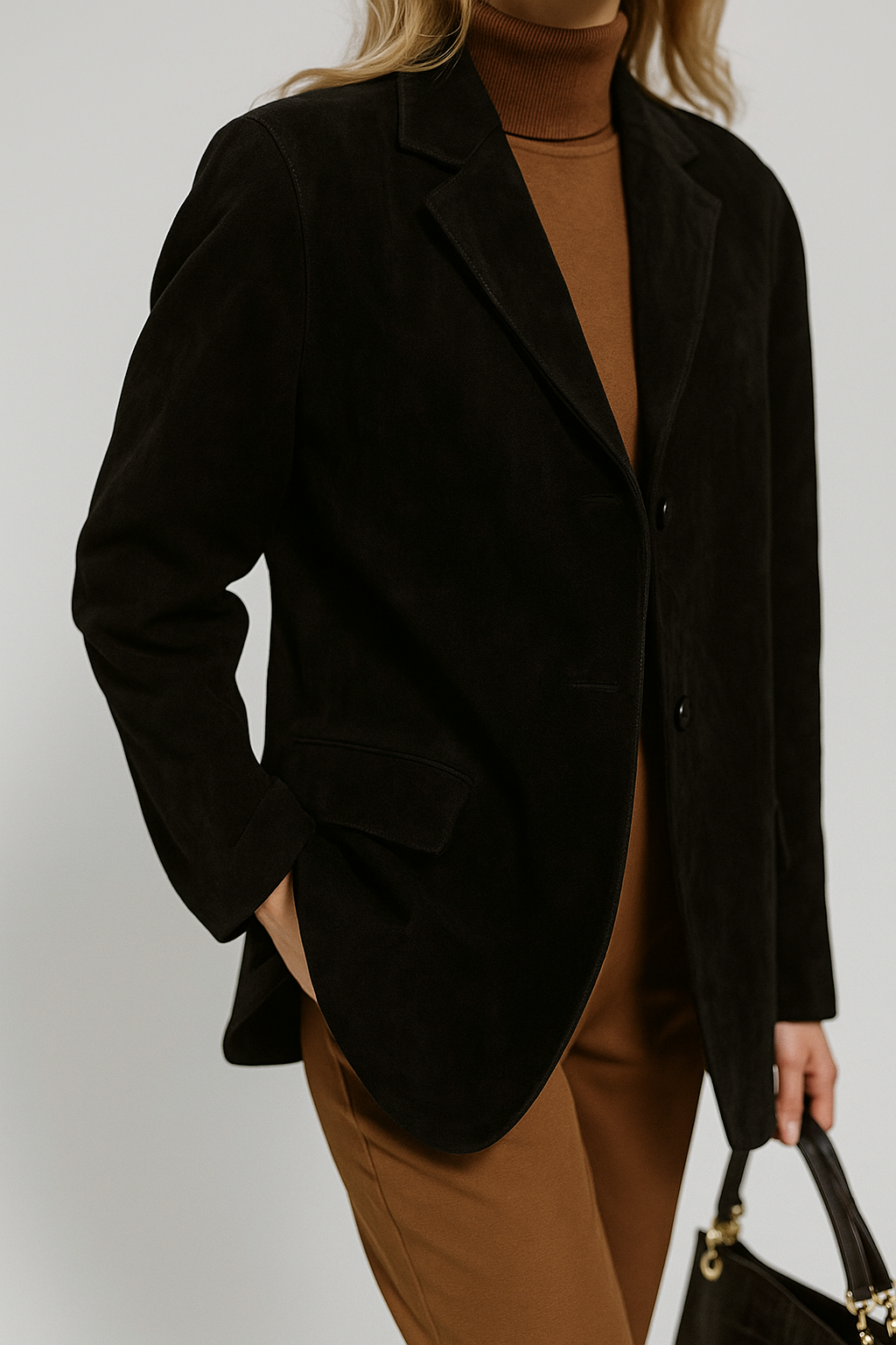 Veste classique en suède Paris