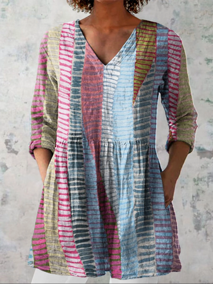 Anais | Blouse Longue à Col V