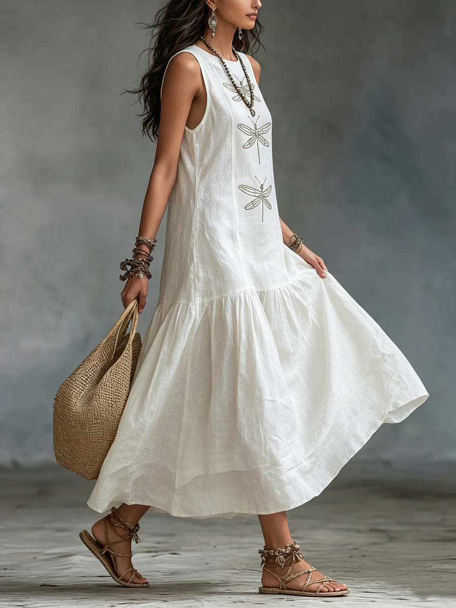 Robe Maxi Élise Sans Manches