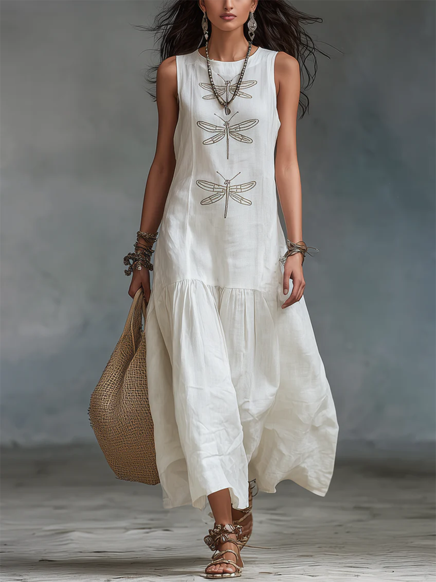 Robe Maxi Élise Sans Manches