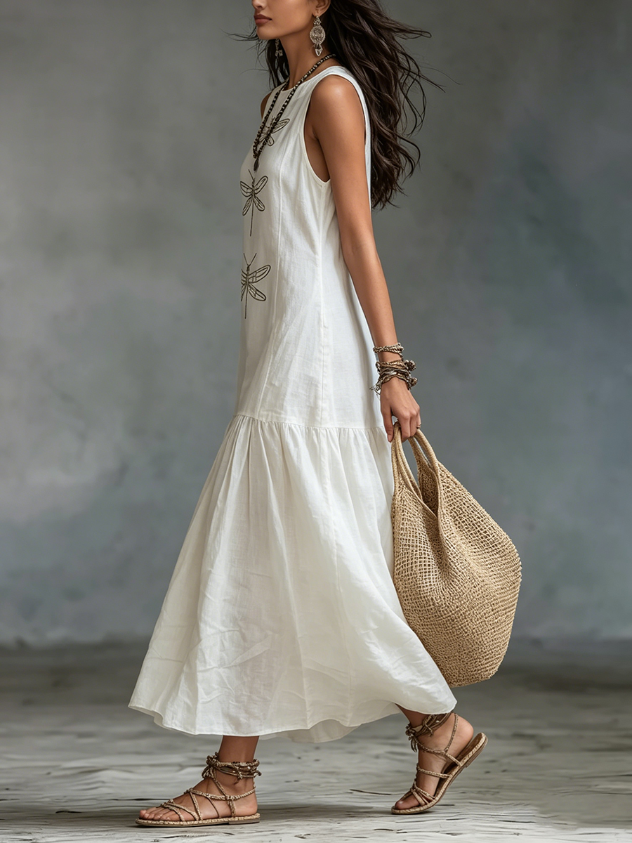 Robe Maxi Élise Sans Manches