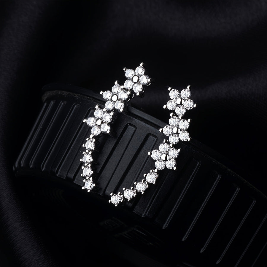 Boucles d'oreilles florales intemporelles