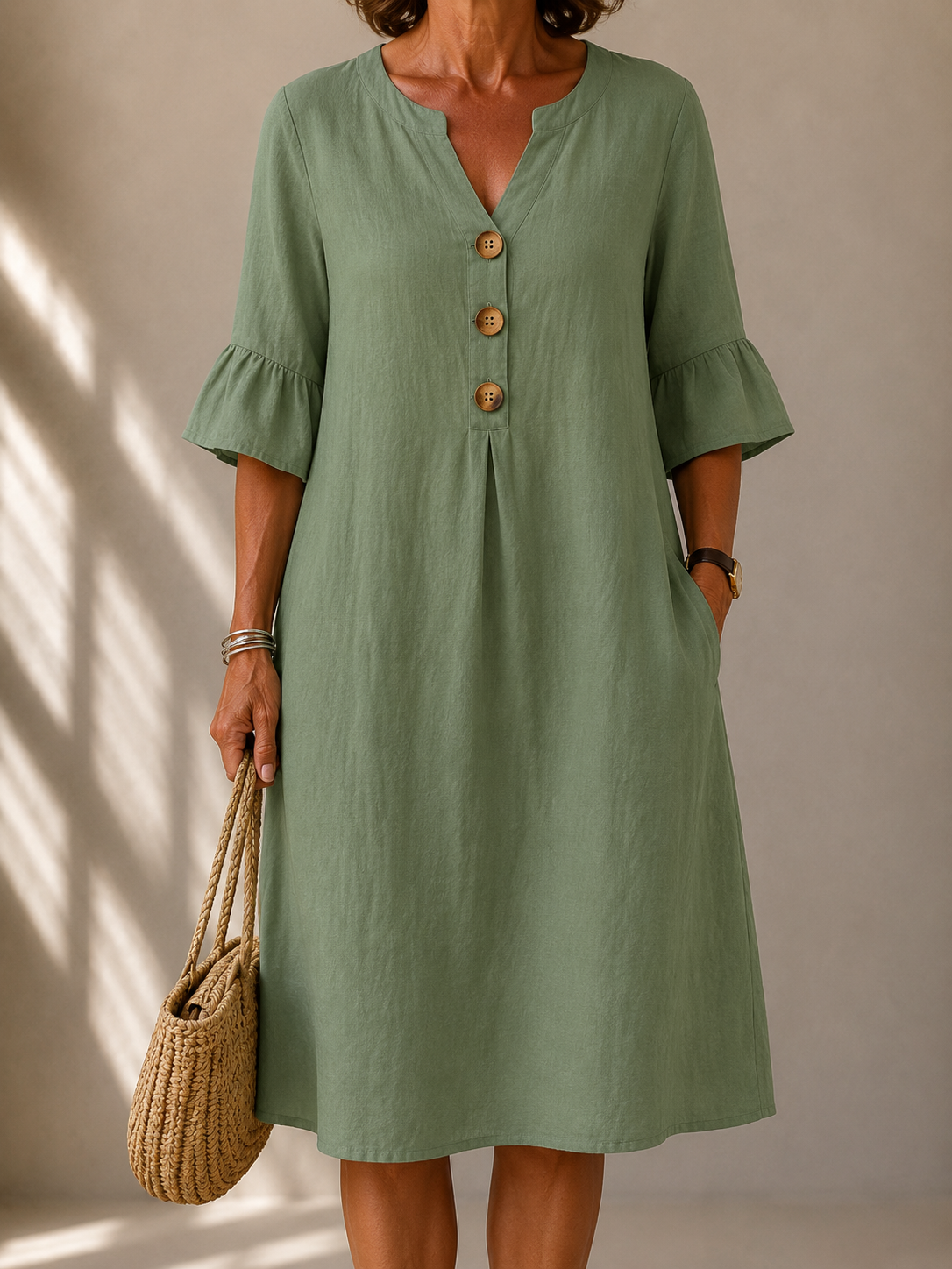 Margaret | Robe Classique d'Été