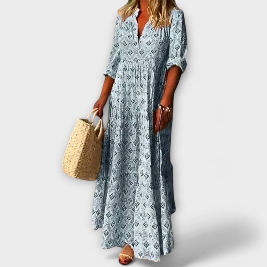 Sera - Robe maxi de printemps élégante et confortable