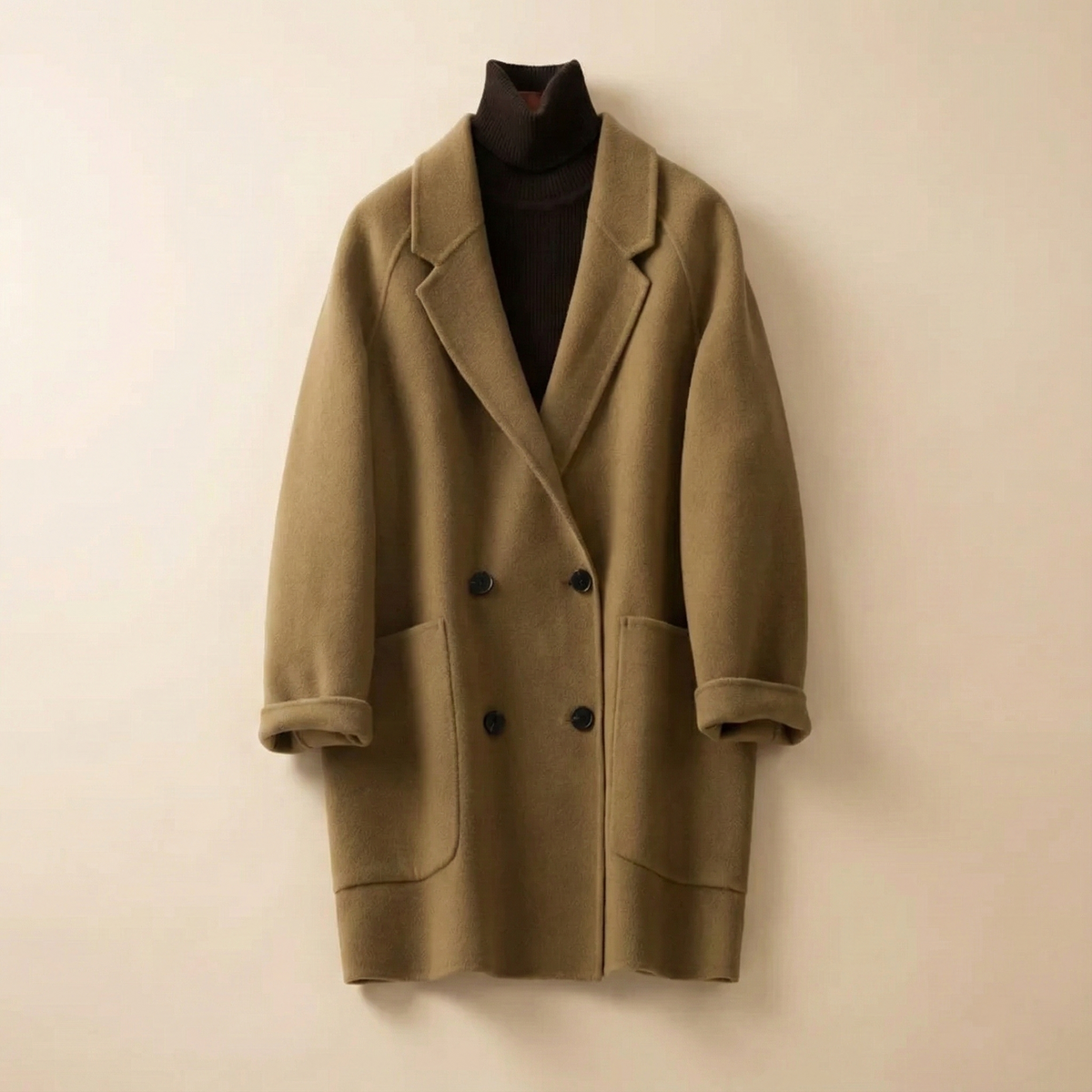 Manteau en laine Amory