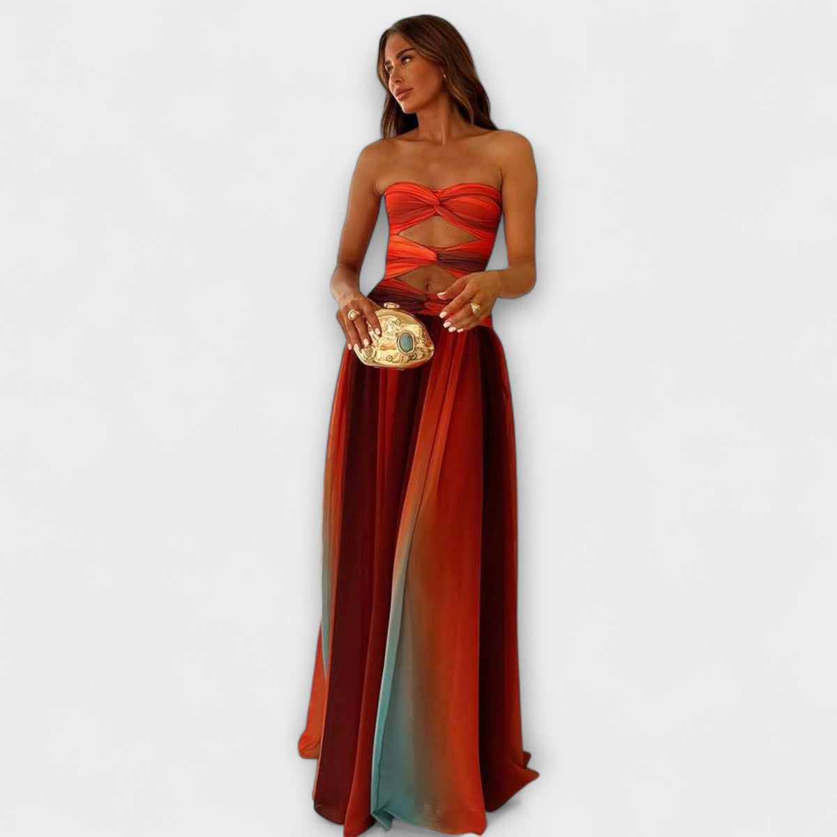 Laney - Robe maxi sans manches