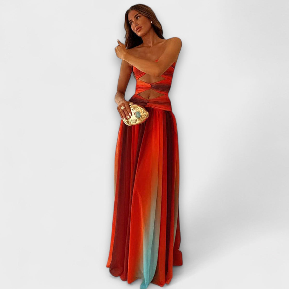 Laney - Robe maxi sans manches