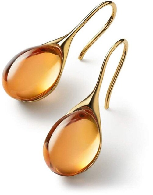 Boucles d'Oreilles Pendantes Chic avec Cristaux
