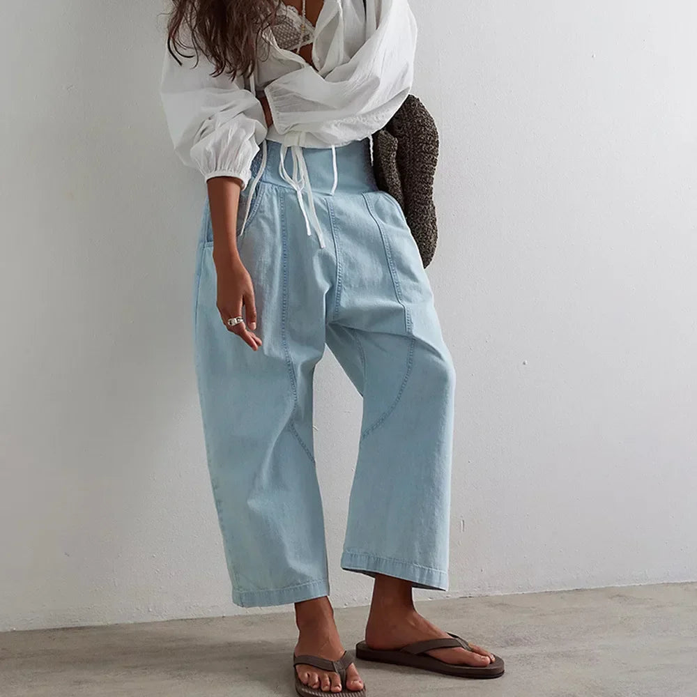 Pantalon Fluence à jambe large