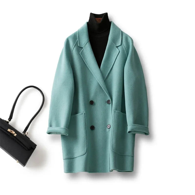 Manteau en laine Amory