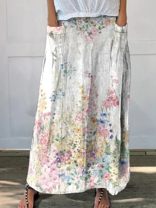 Jupe Delphine Botanique Vintage