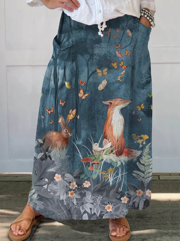 Jupe Florence Vintage Animalier