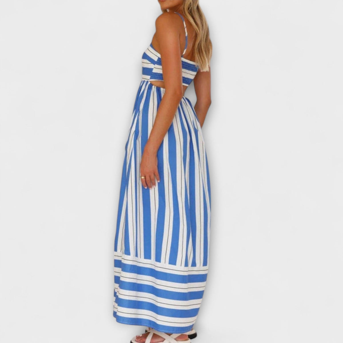 Rosa - Robe Décontractée Rayée